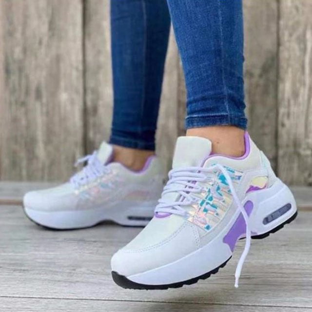Women Orthopedic Lightweight Running Shoes, Lace-up Mesh Breathable Shoes-Comfort & Reliable