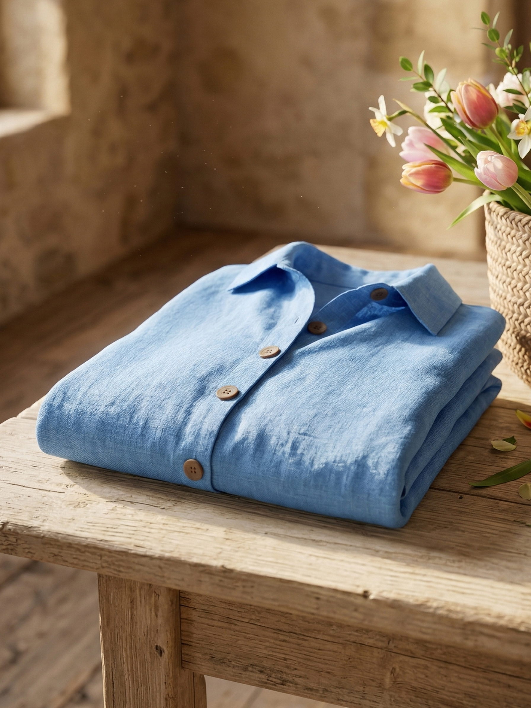 New Arrivals🔥 Women’s Linen Cozy Basic Button-Up Shirt