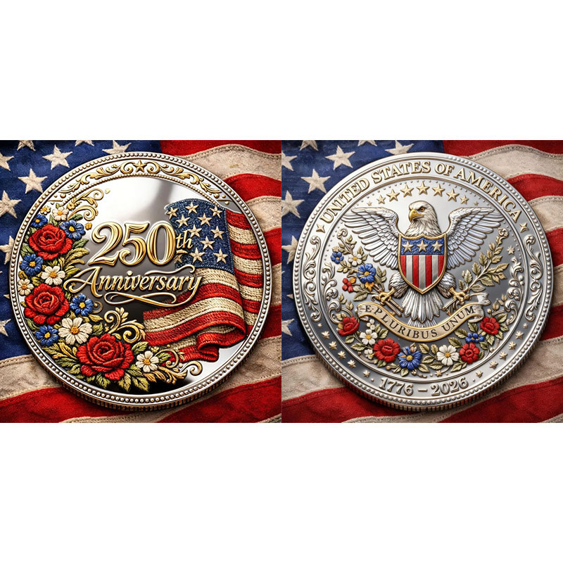 250th Anniversary Commemorative Coin-Comfort & Reliable