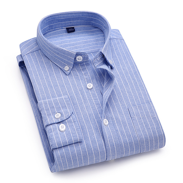 Men's Cotton Oxford Wrinkle Resistant Shirt-Comfort & Reliable