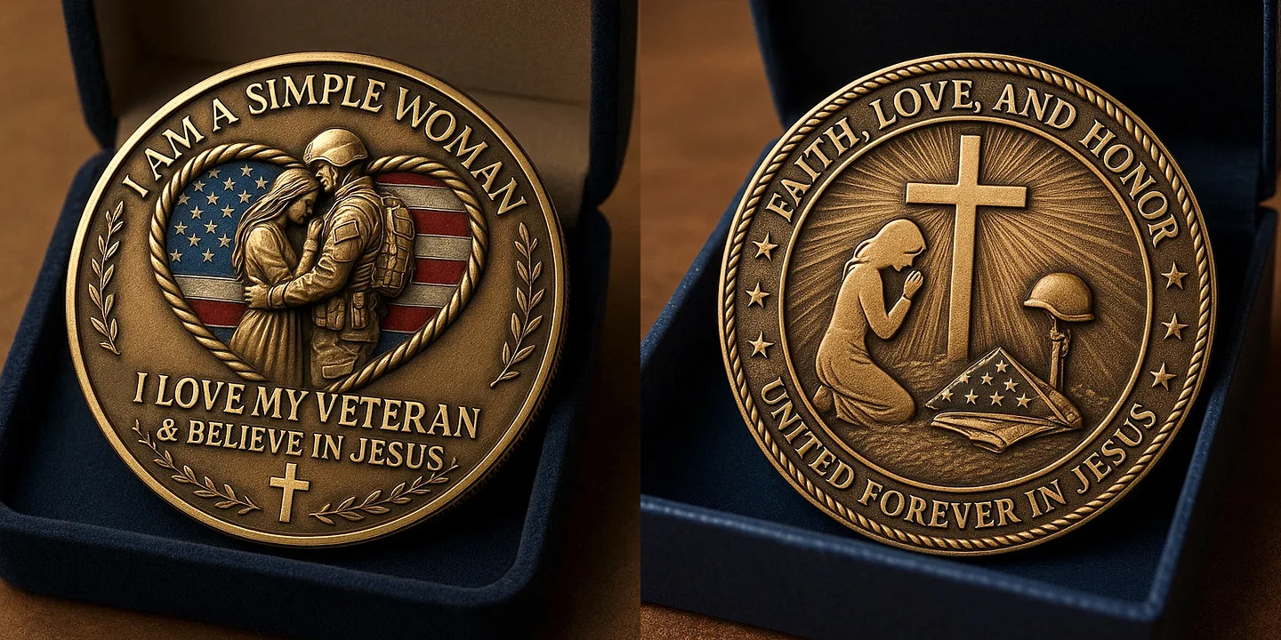 Women's Veteran Wife Commemorative Coin-Comfort & Reliable