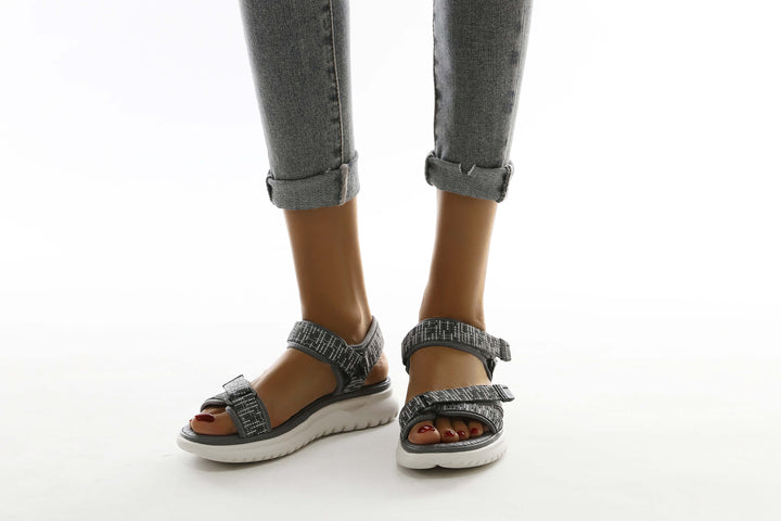 Women's Elegant Casual Orthopedic Open Toe Slope Heel Sandals-Comfort & Reliable