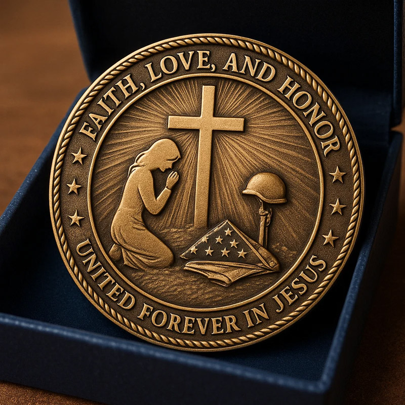 Women's Veteran Wife Commemorative Coin-Comfort & Reliable
