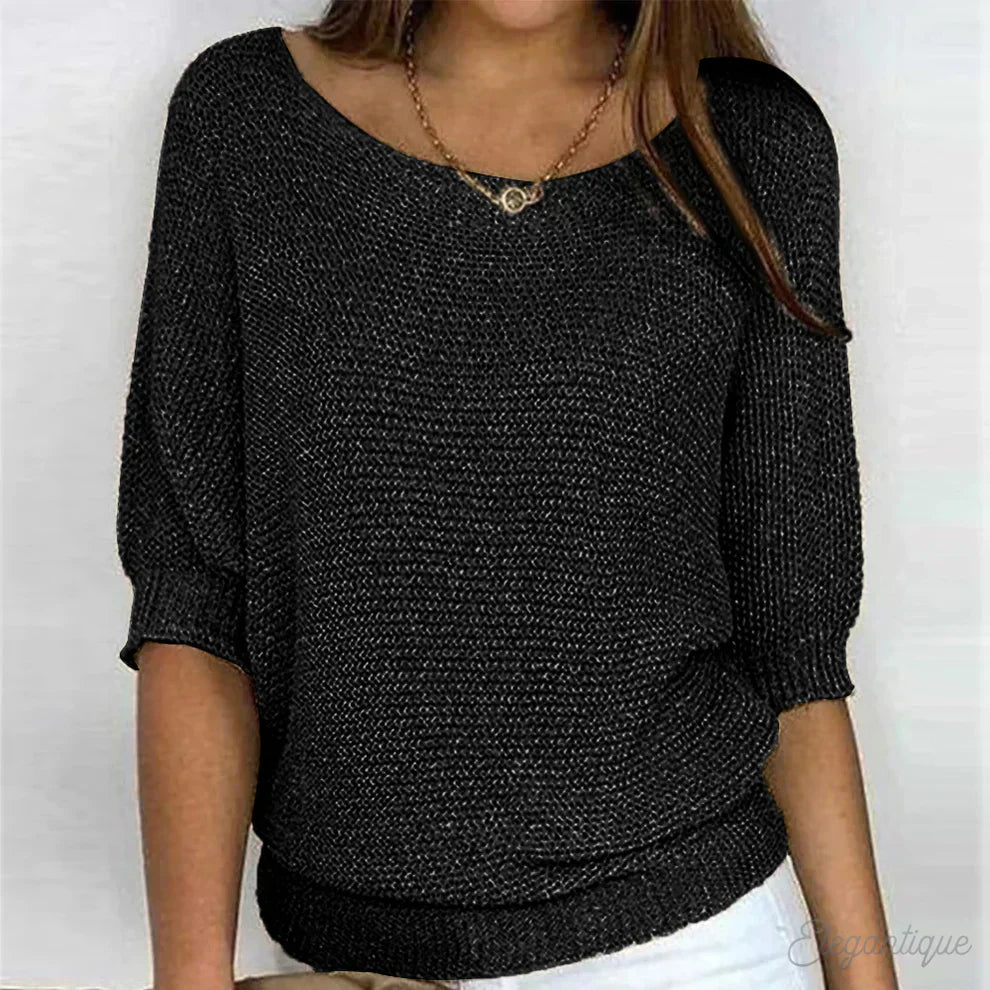 [Bestseller]Relaxed Knit Top-Comfort & Reliable
