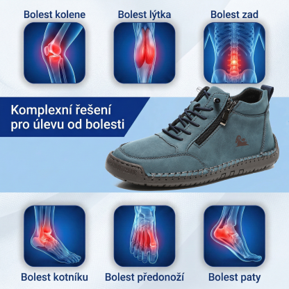 (🔥 50% sleva – Nenechte si ji ujít!) Vybraná obuv z telecí kůže – ortopedické boty – 👞 – odolné, protiskluzové a nepromokavé (podpora klenby, úleva od bolesti, unisex)