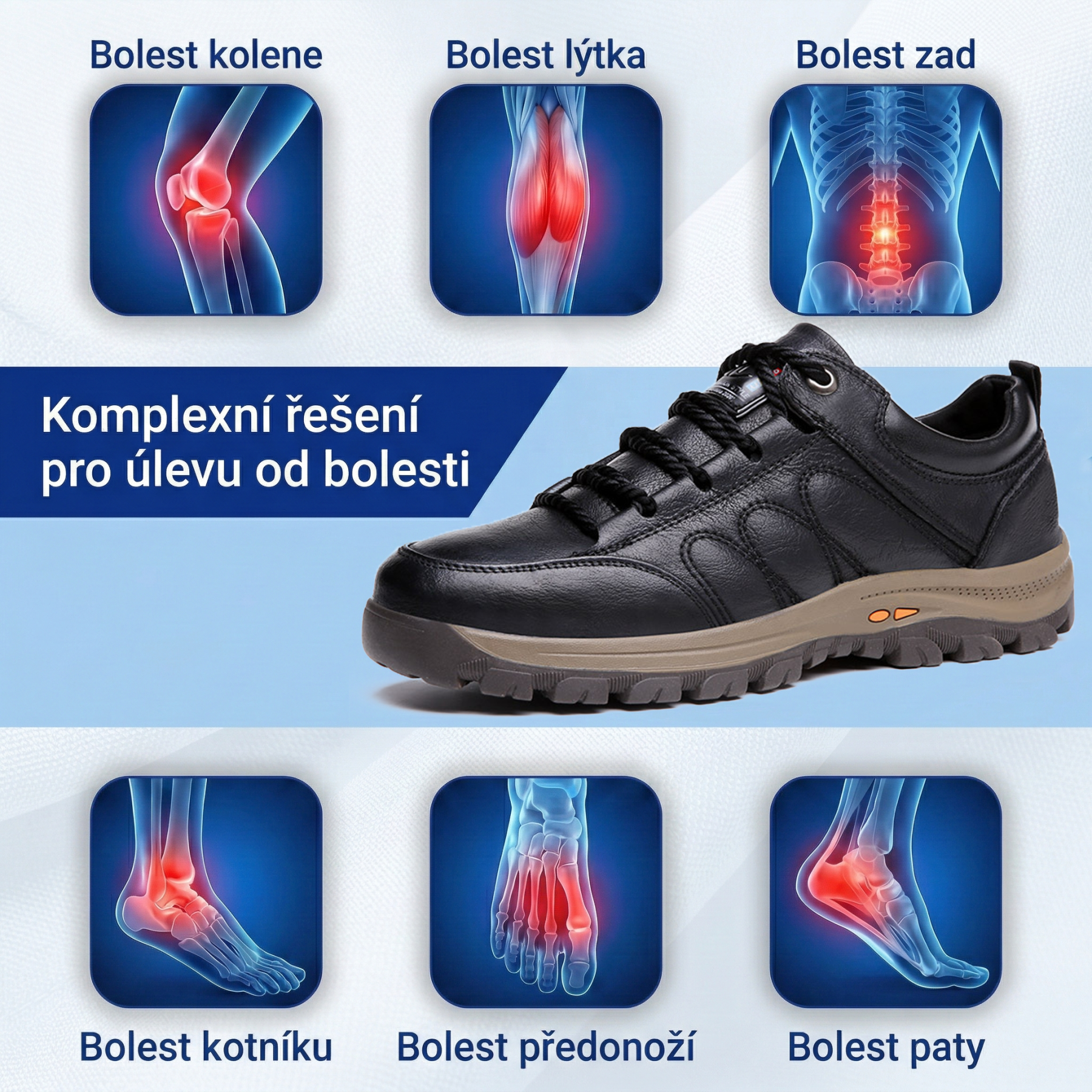 ⏰ Dnes sleva 50 %! 🔥 Měkké a pohodlné boty z telecí kůže – Ergonomický design, vodotěsné a protiskluzové