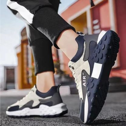 （⚡ ¡50% de Dto. SOLO HOY! ）Zapatillas Ergonómicas para Hombre: Camina Todo el Día Sin Dolor ni Fatiga - Proporciona soporte y anti-deslizamiento.