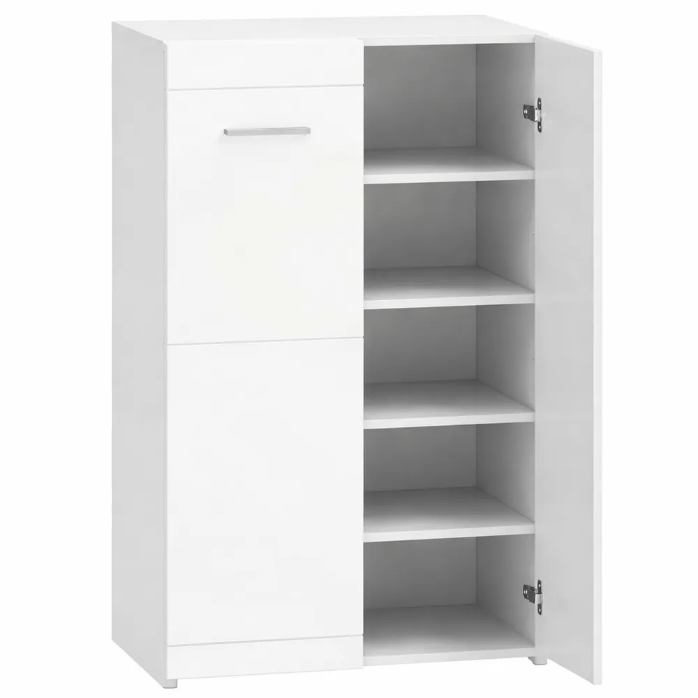 Étagère à Chaussures Moderne 5 Niveaux avec Étagères Réglables