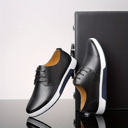 Atmungsaktive Business-Lederschuhe für Herren