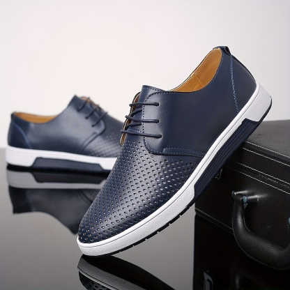 Atmungsaktive Business-Lederschuhe für Herren