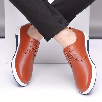 Atmungsaktive Business-Lederschuhe für Herren