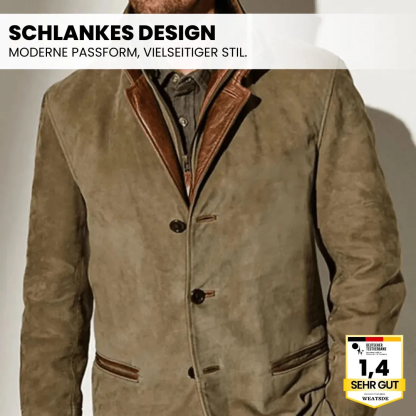 Clooney - Hochwertige Lederjacke für Herbst und Winter