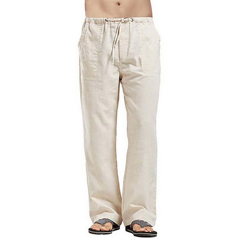  Leinen-Freizeithose für Herren