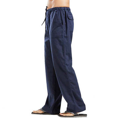  Leinen-Freizeithose für Herren