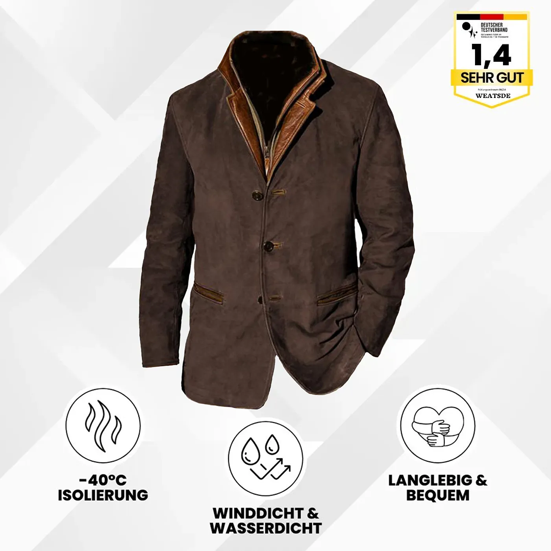 Clooney - Hochwertige Lederjacke für Herbst und Winter