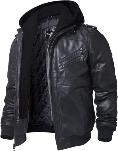 Lederjacke