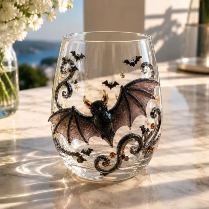 🎃 3D-Halloween-Glaskollektion in Kunsthandwerksqualität | Für magische Halloween-Drinks, auffällige 3D-Details, leuchtende Party-Momente und gemütliches Herbst-Ambiente an der Hausbar