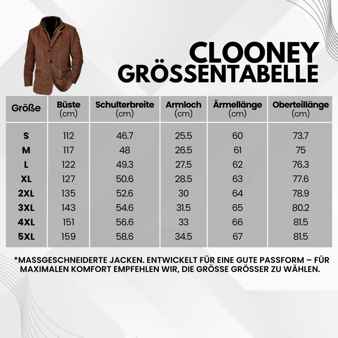 Clooney - Hochwertige Lederjacke für Herbst und Winter