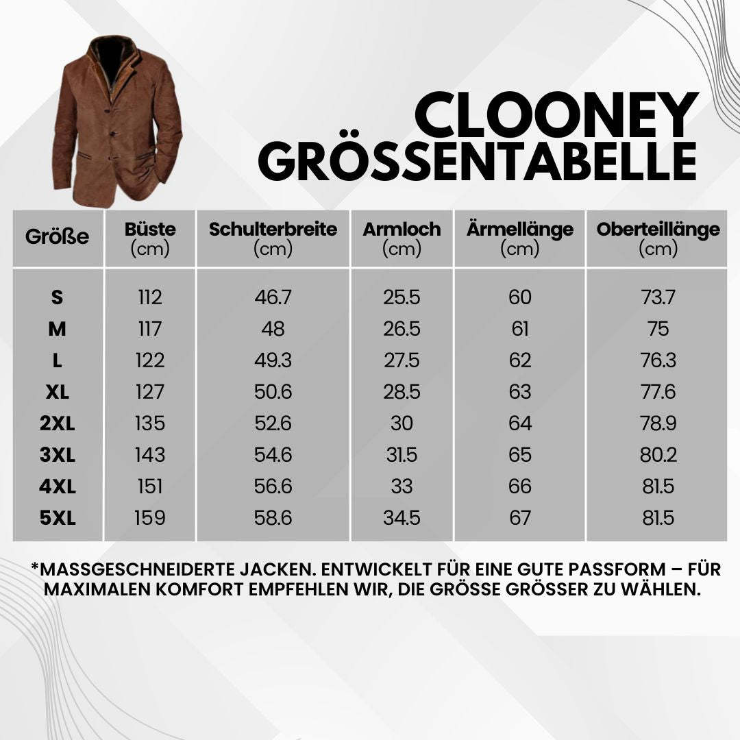 Clooney - Hochwertige Lederjacke für Herbst und Winter