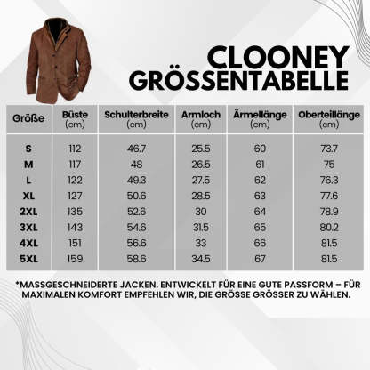 Clooney - Hochwertige Lederjacke für Herbst und Winter