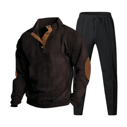Herren Outdoor Casual Stehkragen Langarm-Sweatshirt
