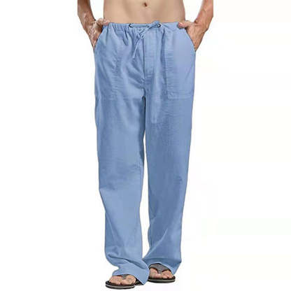  Leinen-Freizeithose für Herren
