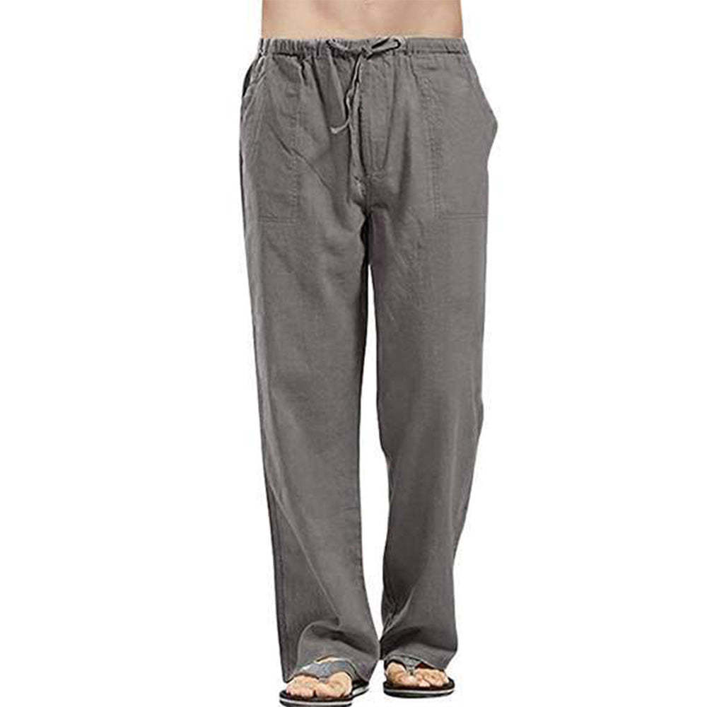  Leinen-Freizeithose für Herren