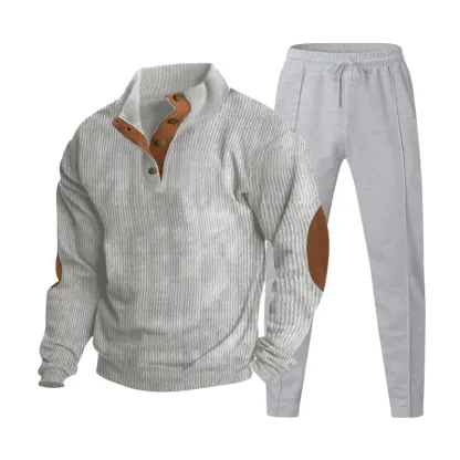 Herren Outdoor Casual Stehkragen Langarm-Sweatshirt
