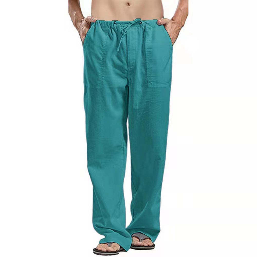  Leinen-Freizeithose für Herren