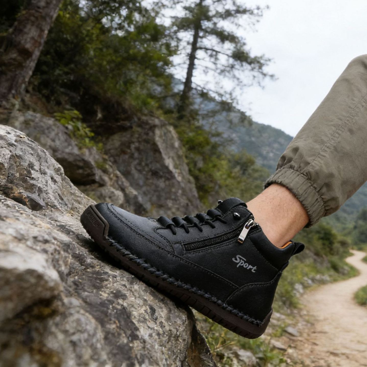 ⏰LETZTER TAG – 70 % RABATT🛒 Herren Wanderschuhe wasserdicht – Orthopädischer Komfort und stabiler Halt