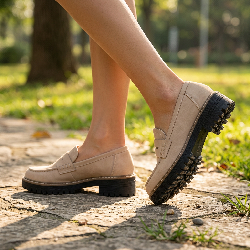 Walk on Clouds, Live Pain-Free: The Orthohealthwalk Orthopedic Platform Loafers