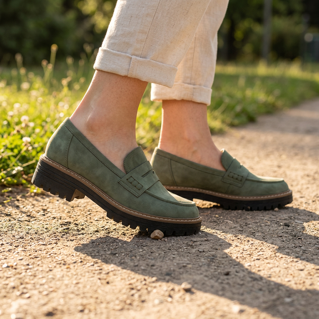 Walk on Clouds, Live Pain-Free: The Orthohealthwalk Orthopedic Platform Loafers