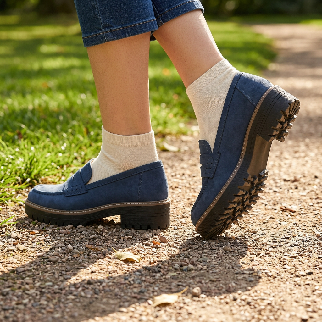 Walk on Clouds, Live Pain-Free: The Orthohealthwalk Orthopedic Platform Loafers