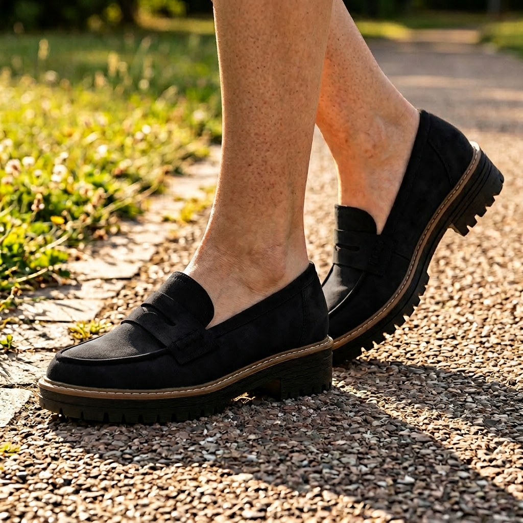 Walk on Clouds, Live Pain-Free: The Orthohealthwalk Orthopedic Platform Loafers