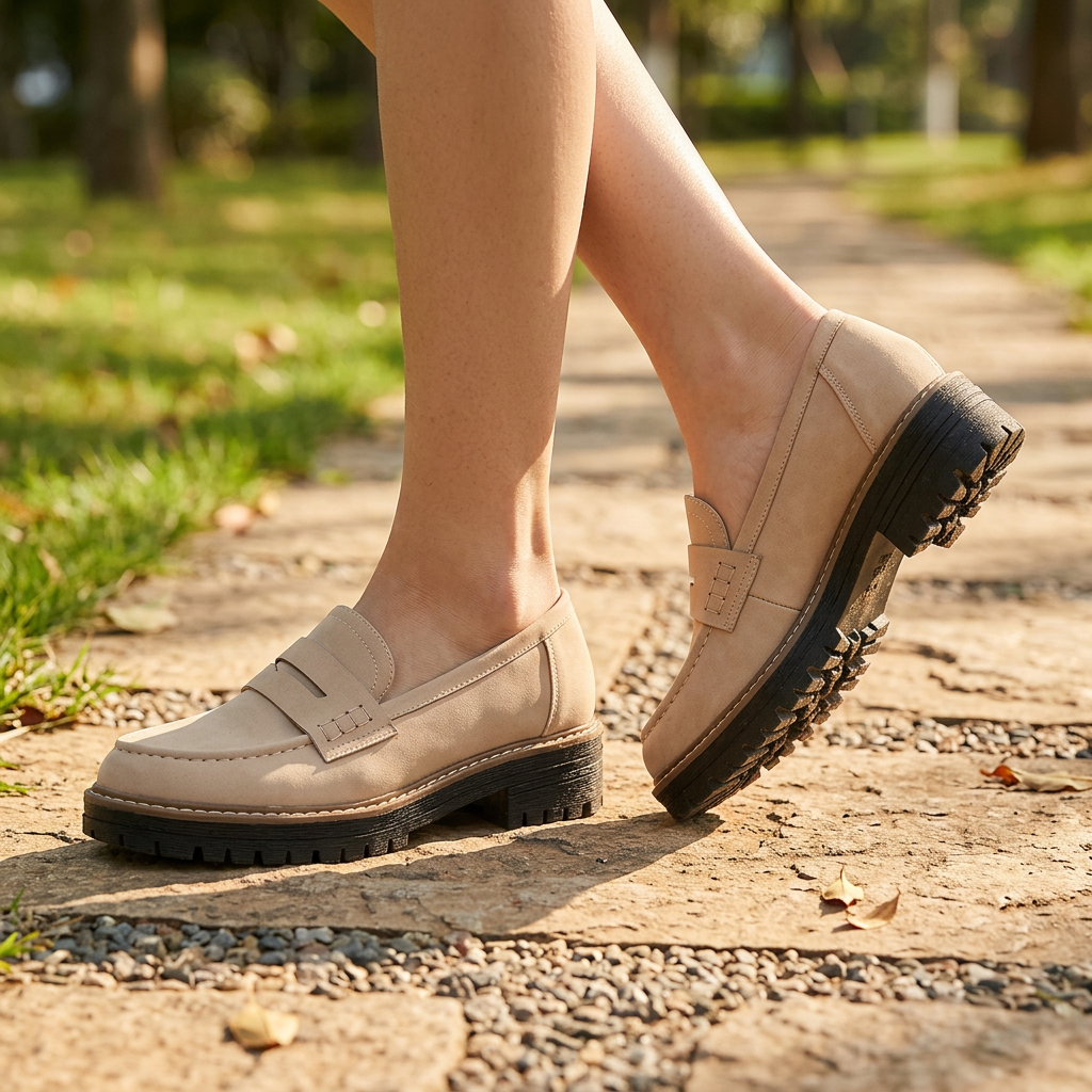 Walk on Clouds, Live Pain-Free: The Orthohealthwalk Orthopedic Platform Loafers