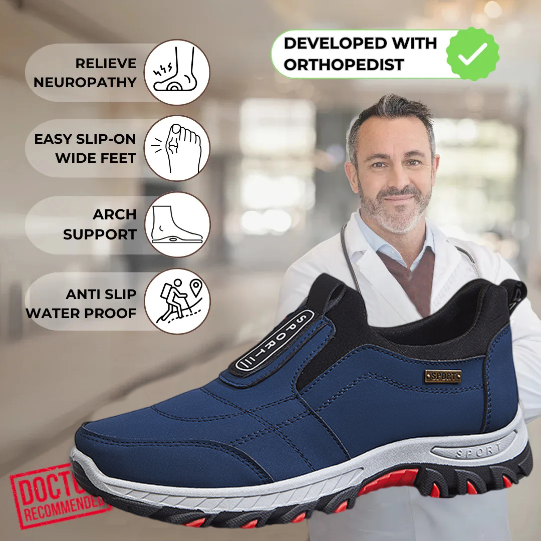 🔥HOT SALE 70% OFF🔥 Men's Orthopedic Slip-on Shoes, Comfort Walking Shoes