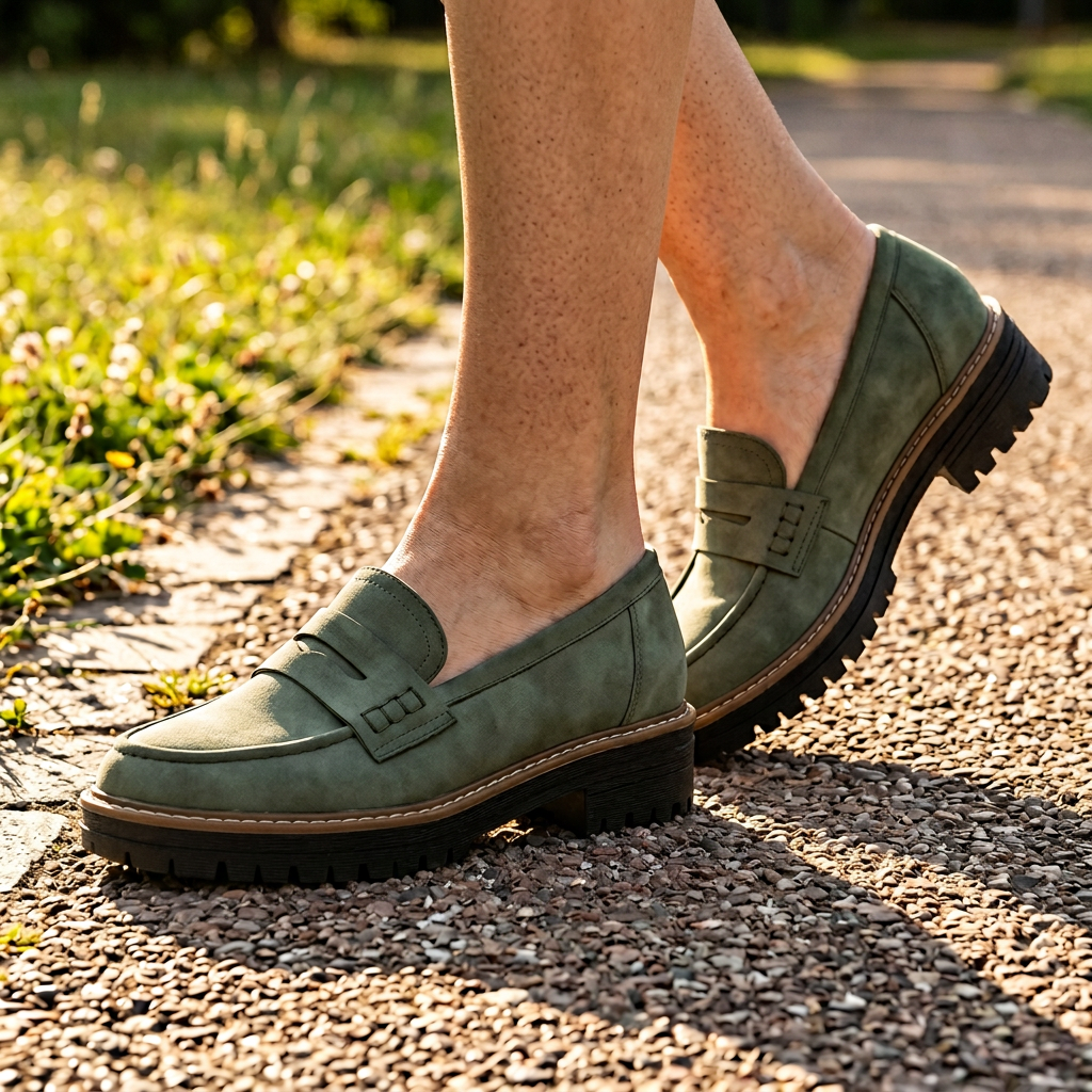 Walk on Clouds, Live Pain-Free: The Orthohealthwalk Orthopedic Platform Loafers
