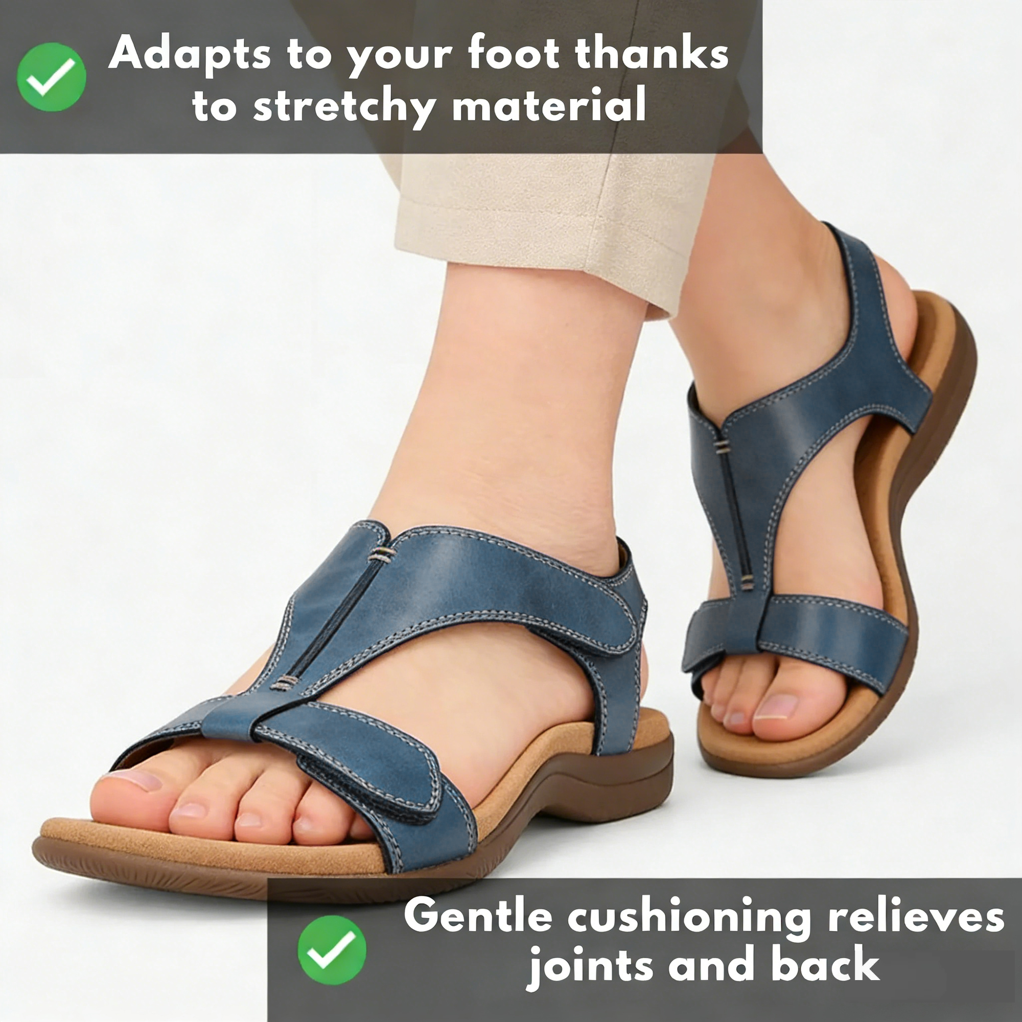 🎁LAST DAY 70% OFF🎁Women's Wedge Orthopedic Sandals | Fit For Your Feet