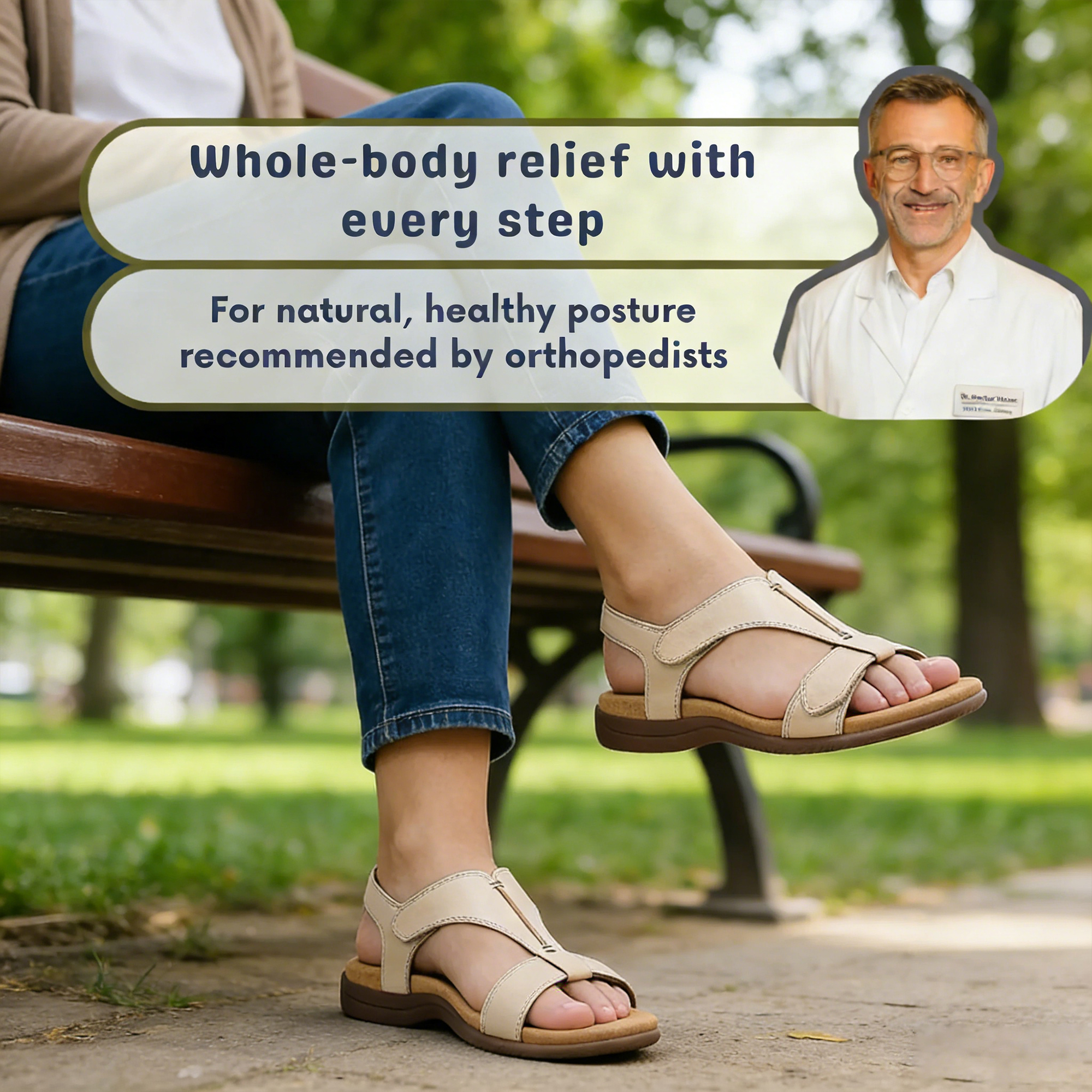 🎁LAST DAY 70% OFF🎁Women's Wedge Orthopedic Sandals | Fit For Your Feet