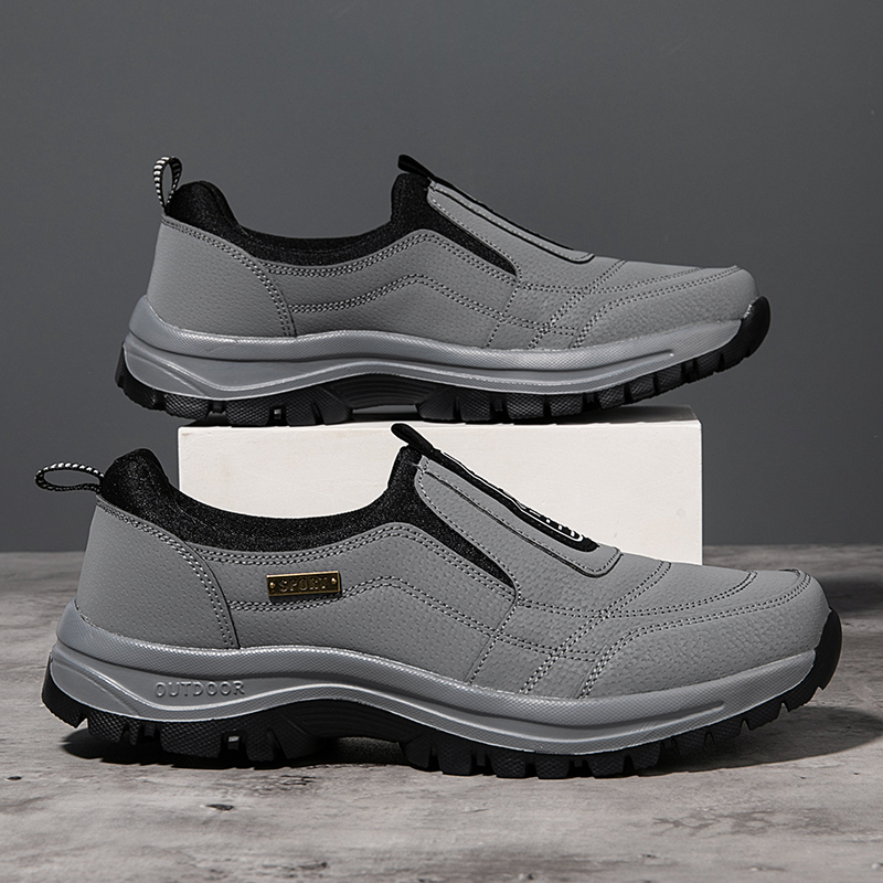 2025 Men's Lightweight Extra Wide Width Orthopedic Hands-Free Foot Pain Relief Slip-on Shoes