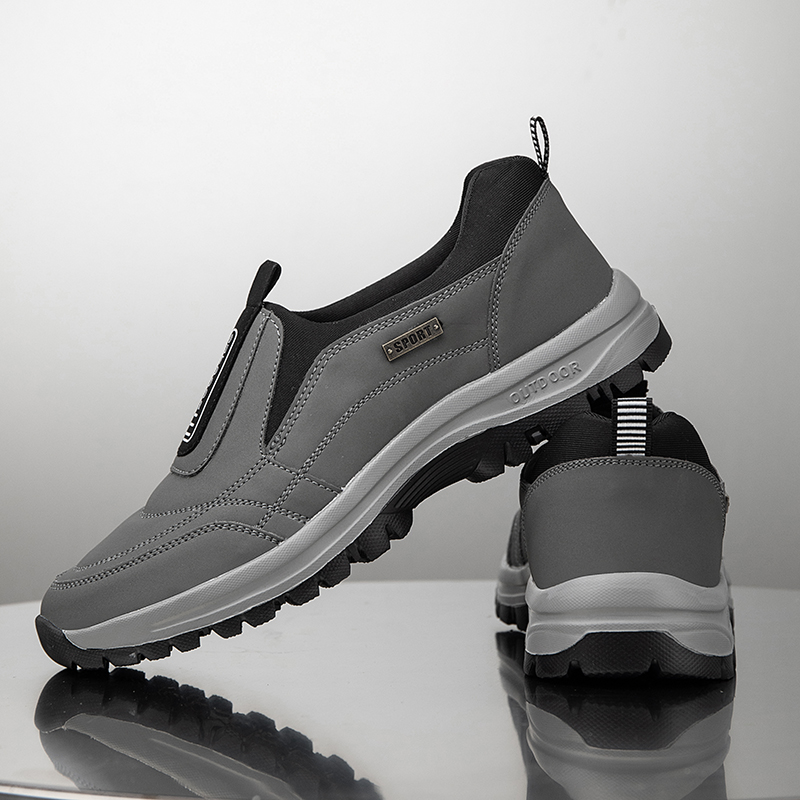 2025 Men's Lightweight Extra Wide Width Orthopedic Hands-Free Foot Pain Relief Slip-on Shoes