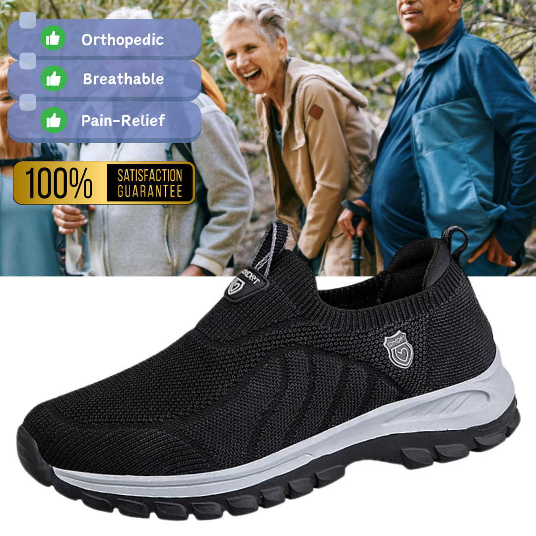 Orthohealthwalk® Precision Knit Form-Fitting Orthopedic Slip-On Shoes