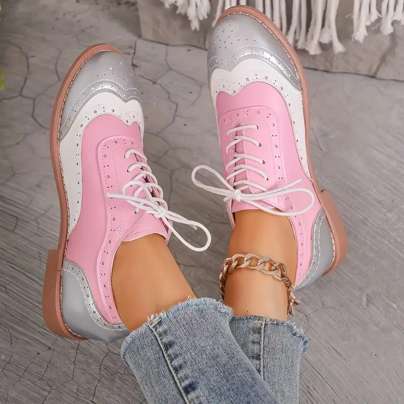 💝Spring Sale 70% OFF⭐Women's Vintage Floral Patchwork Oxfords 🌸👞