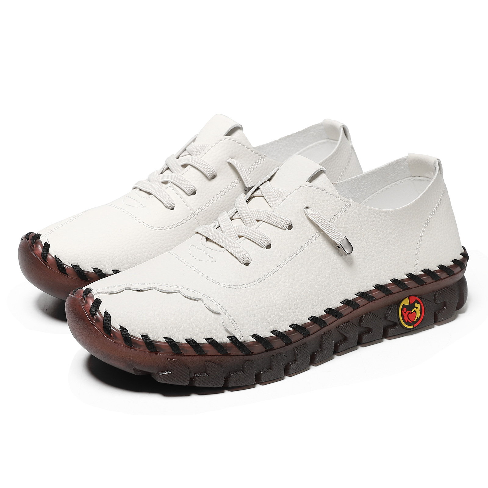 🔥Best Seller-Last Day Sale 70% OFF🔥Women's Hand-Stitched Uniqcomfy Wide Toe Box Leather Shoes