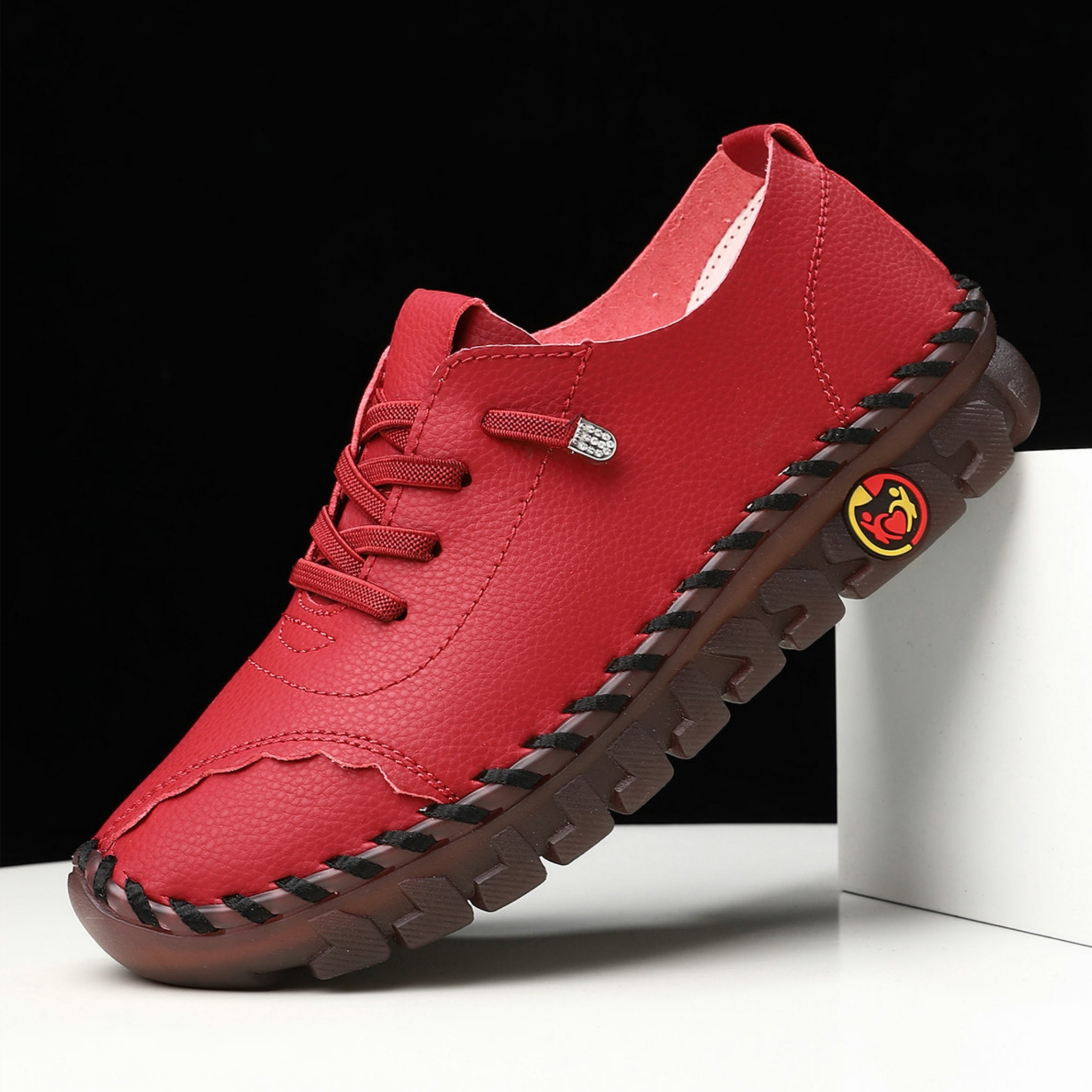 🔥Best Seller-Last Day Sale 70% OFF🔥Women's Hand-Stitched Uniqcomfy Wide Toe Box Leather Shoes