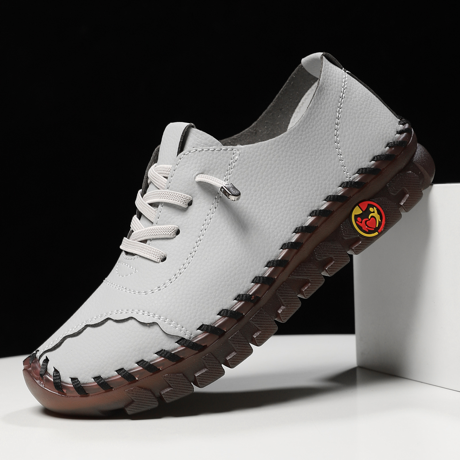 🔥Best Seller-Last Day Sale 70% OFF🔥Women's Hand-Stitched Uniqcomfy Wide Toe Box Leather Shoes