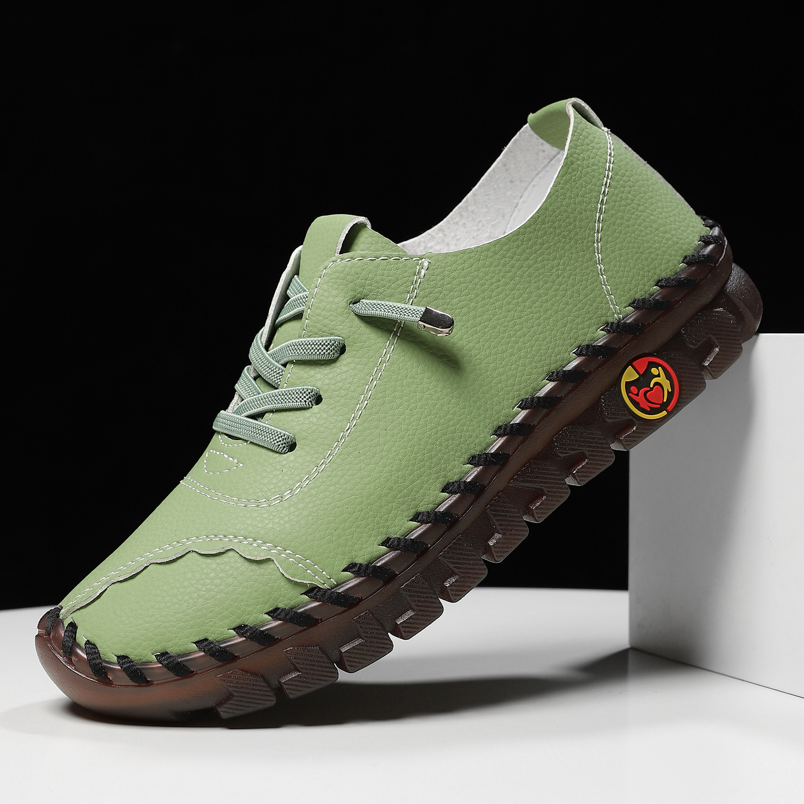 🔥Best Seller-Last Day Sale 70% OFF🔥Women's Hand-Stitched Uniqcomfy Wide Toe Box Leather Shoes