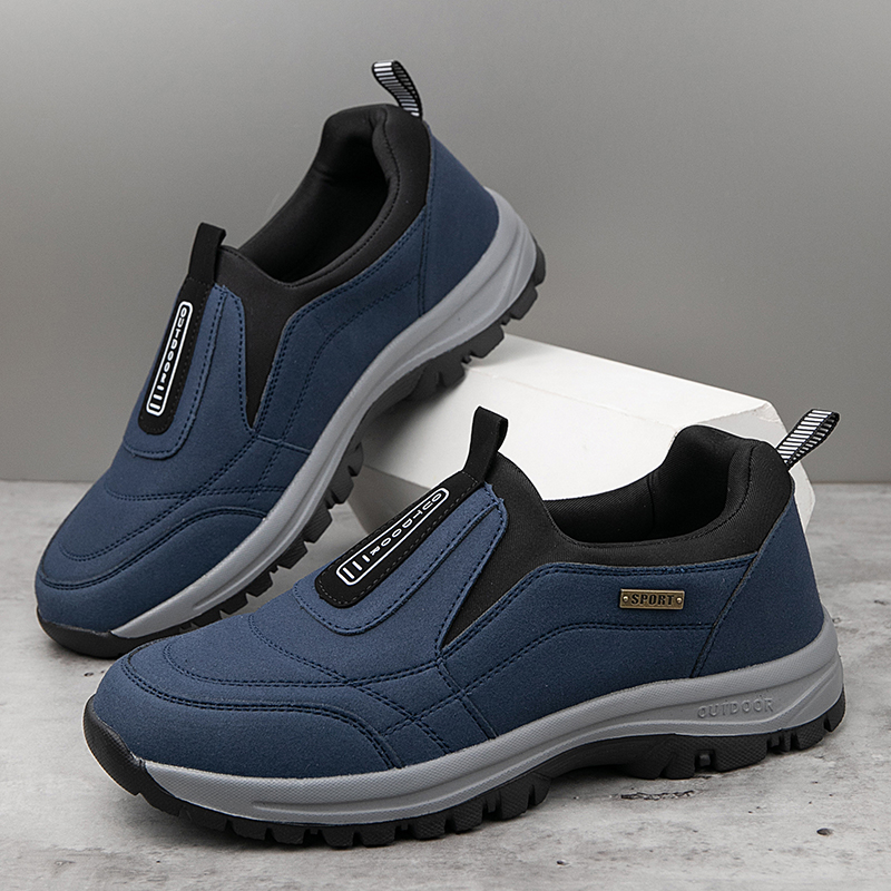 2025 Men's Lightweight Extra Wide Width Orthopedic Hands-Free Foot Pain Relief Slip-on Shoes