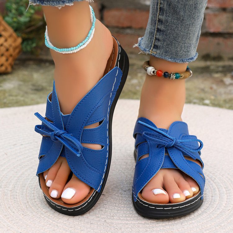Vintage Premium Orthopedic Open Toe Summer Wedges Platform Sandals 2024
