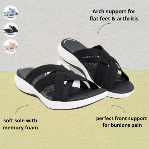 👍Last Day Promotion 70% OFF –2024 🌹 Orthopedic Sport Slide Sandals